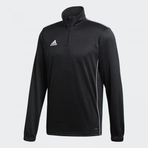 Sweat 1/4 zip ADIDAS CORE 18 - Adulte