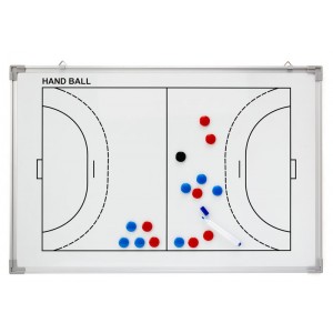 Tableau tactique magnétique et effaçable (handball)