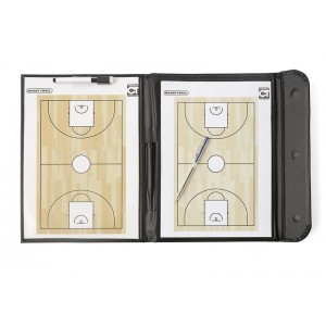 Pochette magnétique et effaçable avec feuillets (basketball)