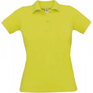 Polo B&C Safran Manches Courtes Femme