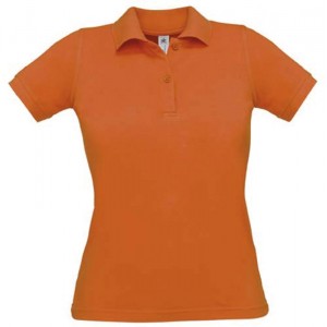 Polo B&C Safran Manches Courtes Femme