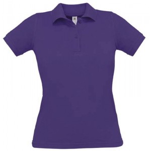 Polo B&C Safran Manches Courtes Femme