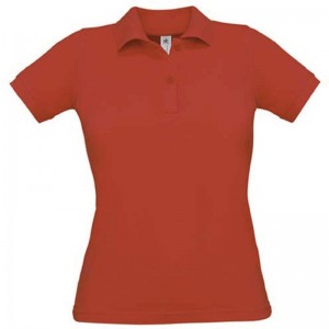 Polo B&C Safran Manches Courtes Femme