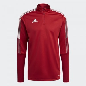 Sweat 1/4 ZIP ADIDAS TIRO 21 TRG TOP - ADULTE