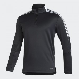 Sweat 1/4 ZIP ADIDAS TIRO 21 TRG TOP - ADULTE